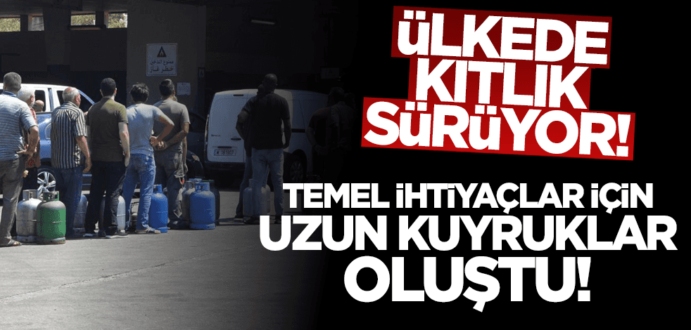 Ülkede kıtlık sürüyor! Temel ihtiyaçlar için uzun kuyruklar oluştu