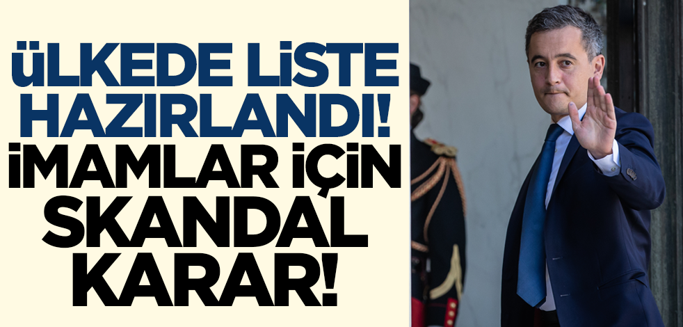 Ülkede liste hazırlandı! İmamlar için skandal karar