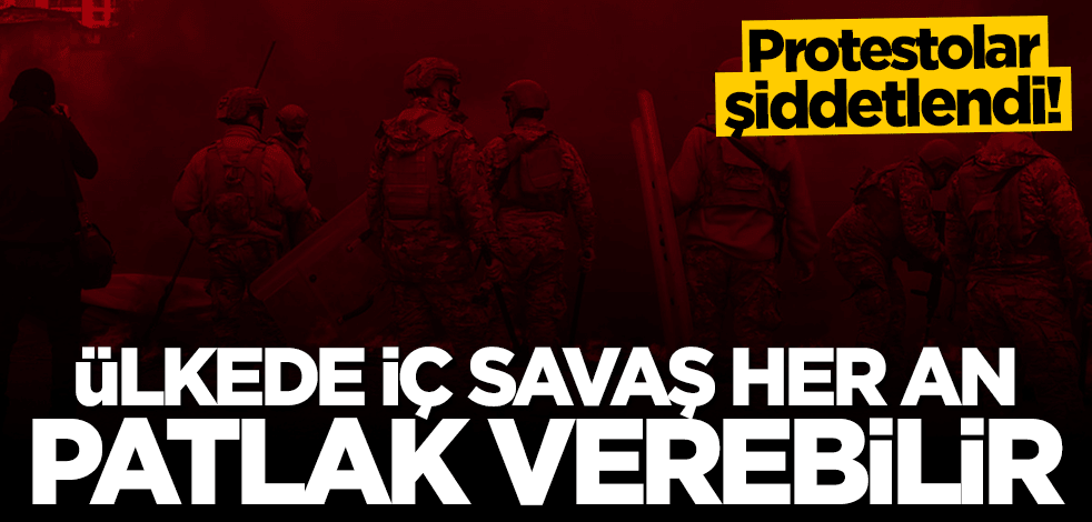 Ülkede protestolar iyice şiddetlendi... "İsyana dönüşmesin" diyerek uyardı