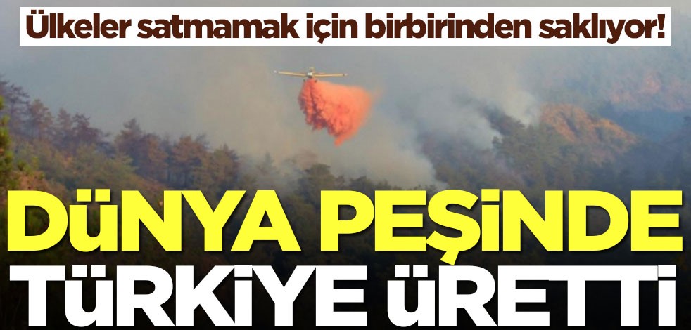 Ülkeler satmamak için birbirinden saklıyor! Dünya peşindeydi ve Türkiye üretti