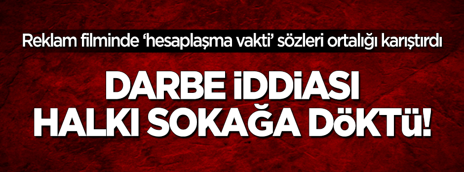 Murat Ülker 'Kumpas' dedi! Darbe iddiası halkı sokağa döktü