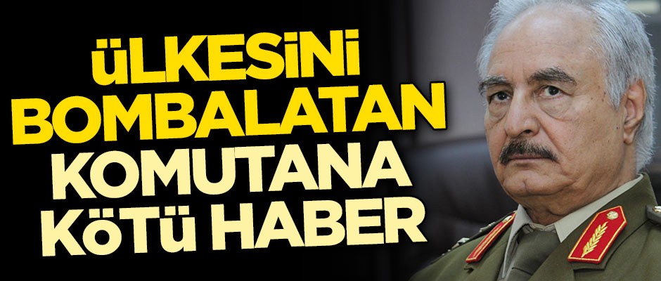 Ülkesine bomba yağdıran komutana kötü haber