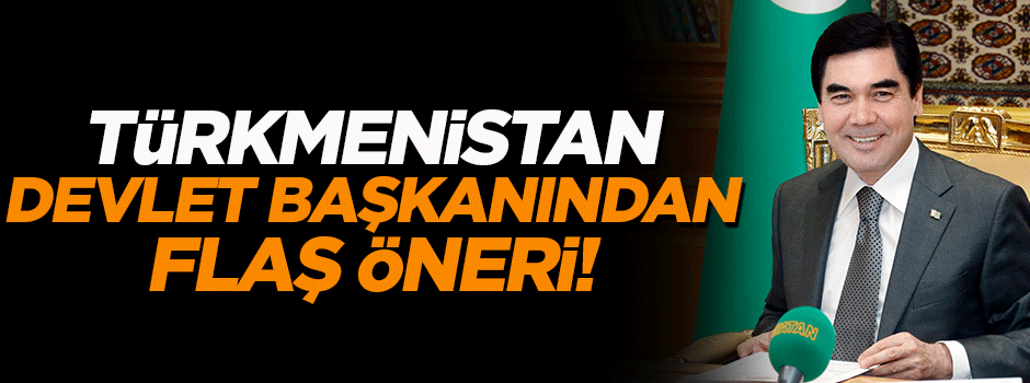 Türkmenistan devlet başkanı anayasayı değiştirmeyi önerdi!