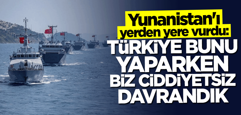 Ülkesini yerden yere vurdu: Türkiye bunu yaparken Yunanistan ciddiyetsiz davrandı