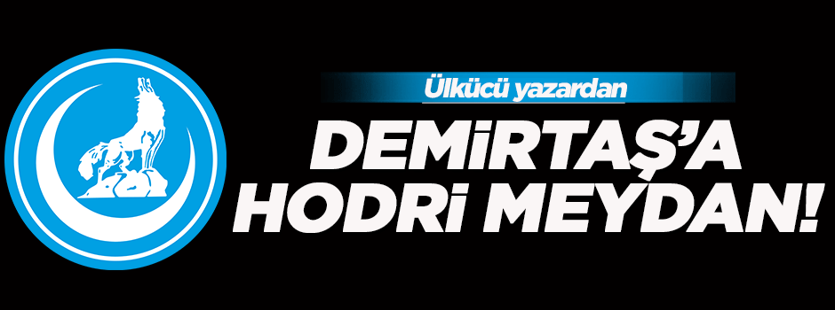 Ülkücü gazeteden Demirtaş'a hodri meydan!
