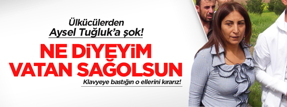 Ülkücüler Aysel Tuğluk'un hesabını ele geçirdi