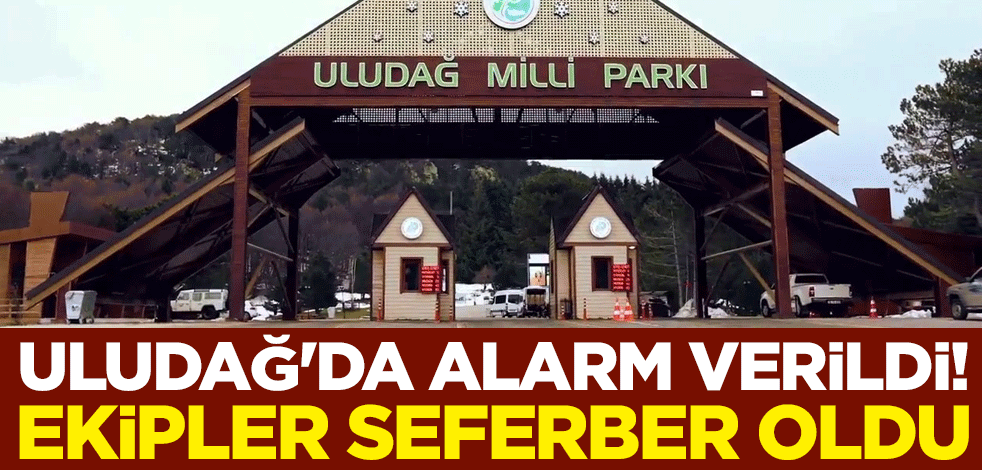 Uludağ'da alarm verildi! Ekipler seferber oldu