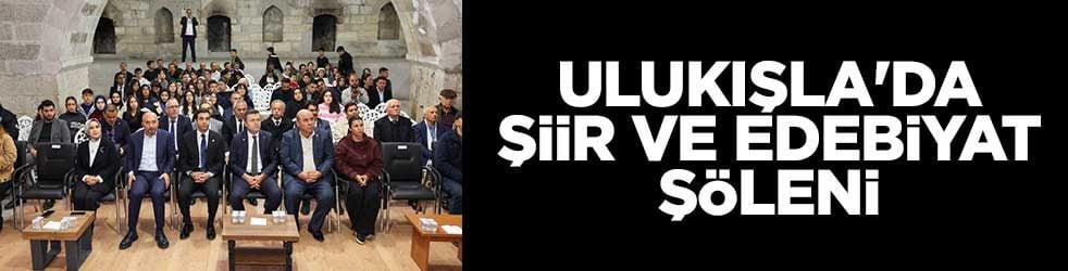 Ulukışla'da şiir ve edebiyat şöleni, Şekerpınarı'nda şairler buluştu