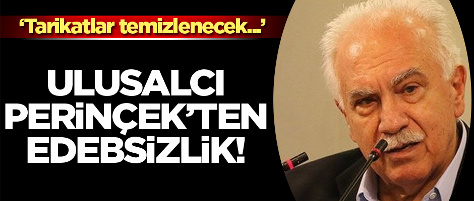 Ulusalcı Doğu Perinçek'ten edepsizlik!