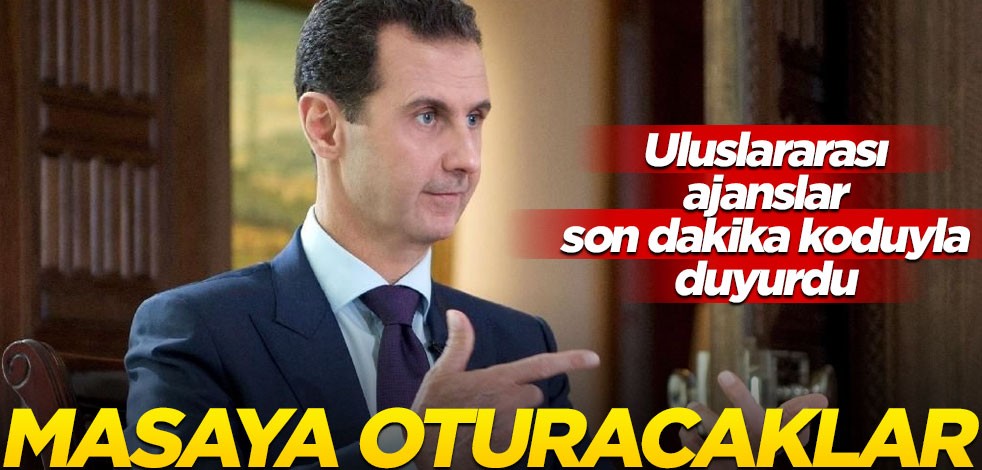 Uluslararası ajanslar son dakika koduyla geçti! "Muhaliflerle Esed masaya oturacak" iddiası