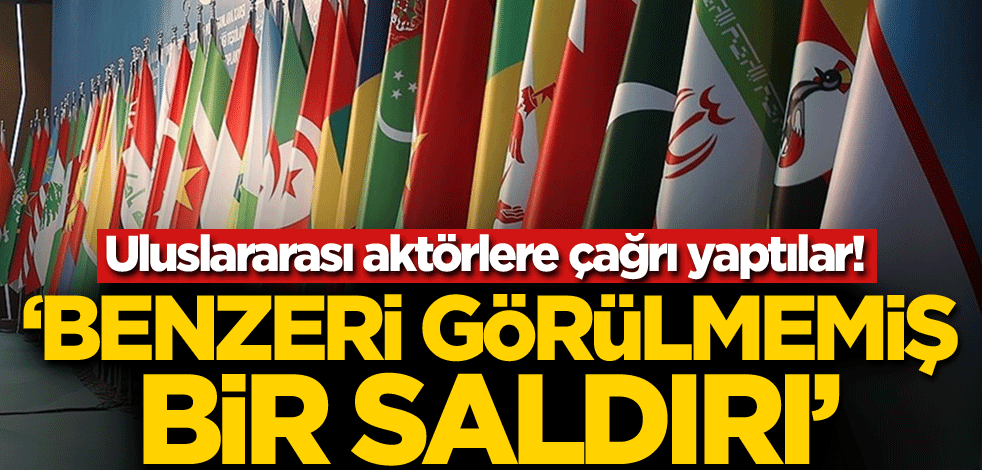 Uluslararası aktörlere çağrı yaptılar! 'Benzeri görülmemiş bir saldırı'