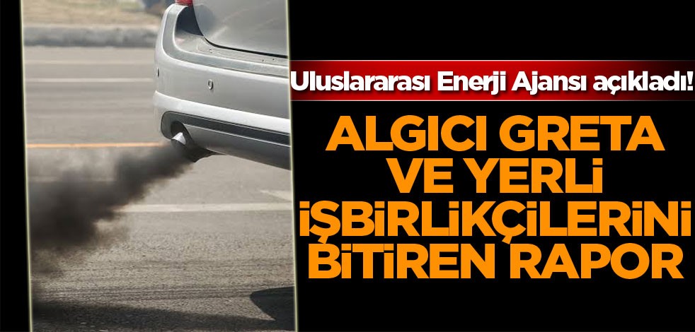 Uluslararası Enerji Ajansı açıkladı! Algıcı Greta ve yerli işbirlikçilerini bitiren rapor