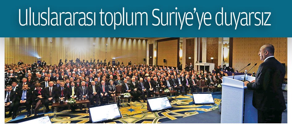 Uluslararası toplum Suriye’ye duyarsız