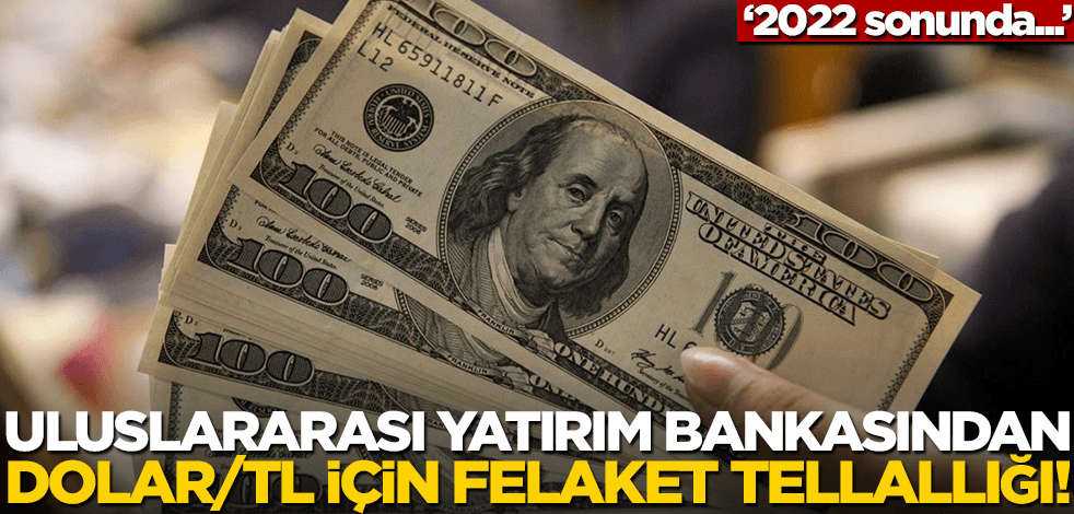 Uluslararası yatırım bankasından dolar/TL için felaket tellallığı!