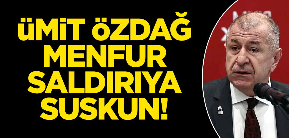Ümit Özdağ Fatih Camisi'ndeki saldırıya suskun!