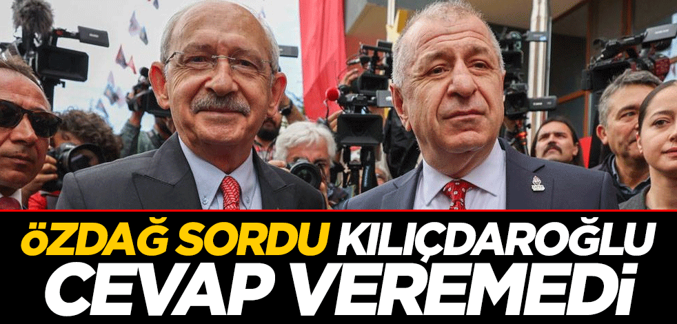 Ümit Özdağ HDP’yi sordu Kemal Kılıçdaroğlu cevap veremedi