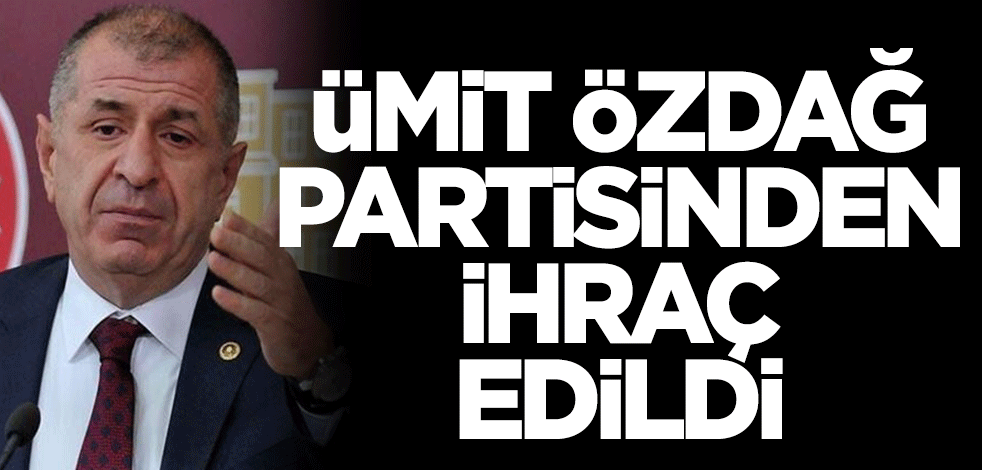 Ümit Özdağ İYİ Parti'den ihraç edildi
