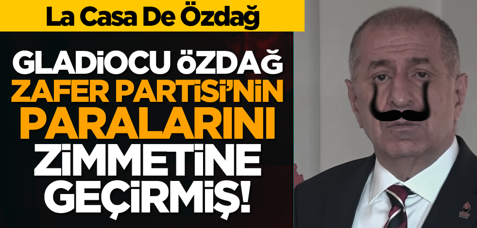 Ümit Özdağ Zafer Partisi’nin paralarını zimmetine geçirmiş! Şok belge yayınlandı…