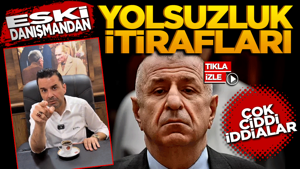 Ümit Özdağ'a şok suçlamalar! Eski danışmandan kayıt dışı para itirafları