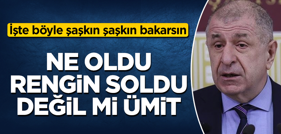 Ümit Özdağ'ın bir provokasyonu daha elinde patladı