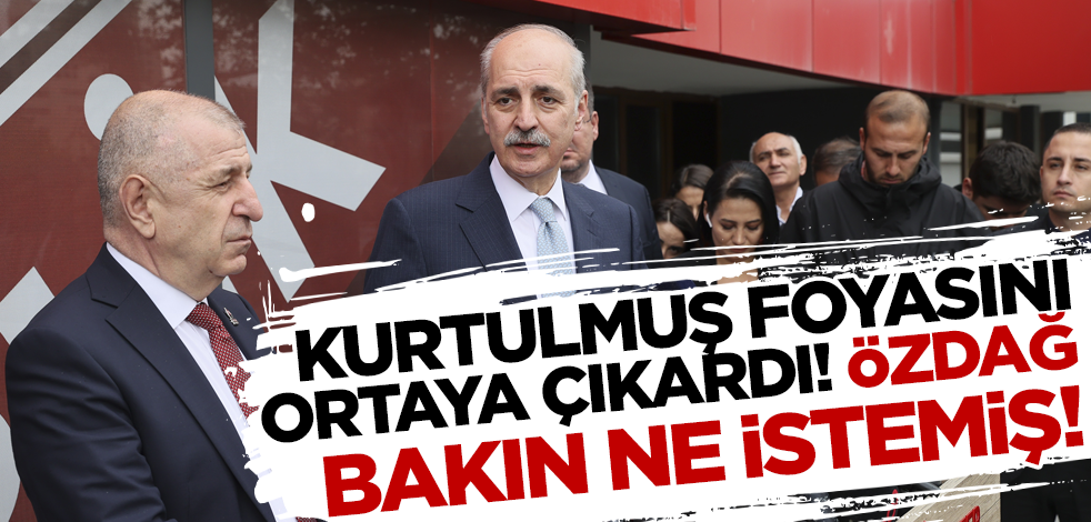 Ümit Özdağ'ın foyası ortaya çıktı! Numan Kurtulmuş canlı yayında açıkladı