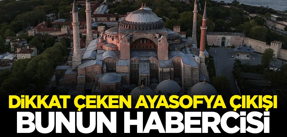 Umman Müftüsü'nden Ayasofya çıkışı: Mescid-i Aksa'nın işgalden kurtulmasının habercisi