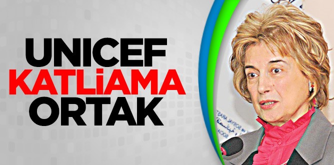 UNICEF katliama ortak
