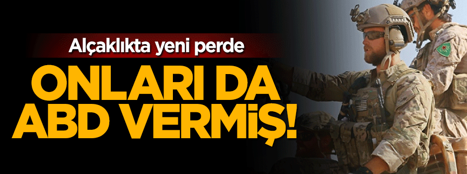 Uniformaları da YPG'ye ABD vermiş!