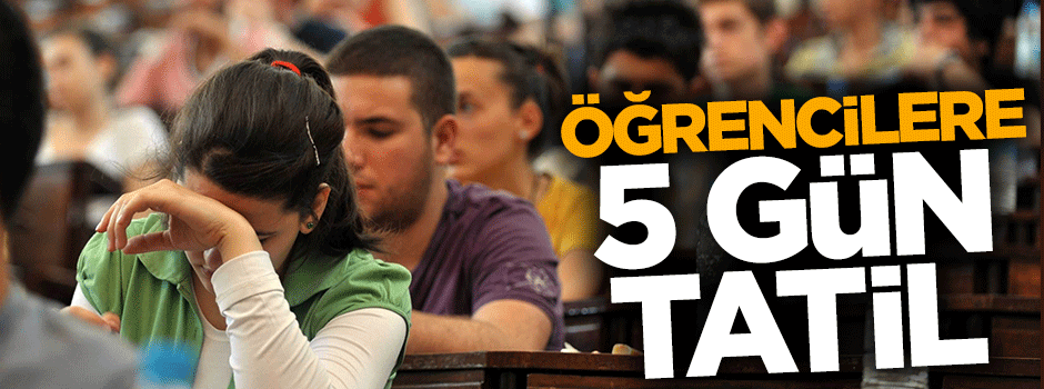 Üniversite öğrencilerine seçim tatili