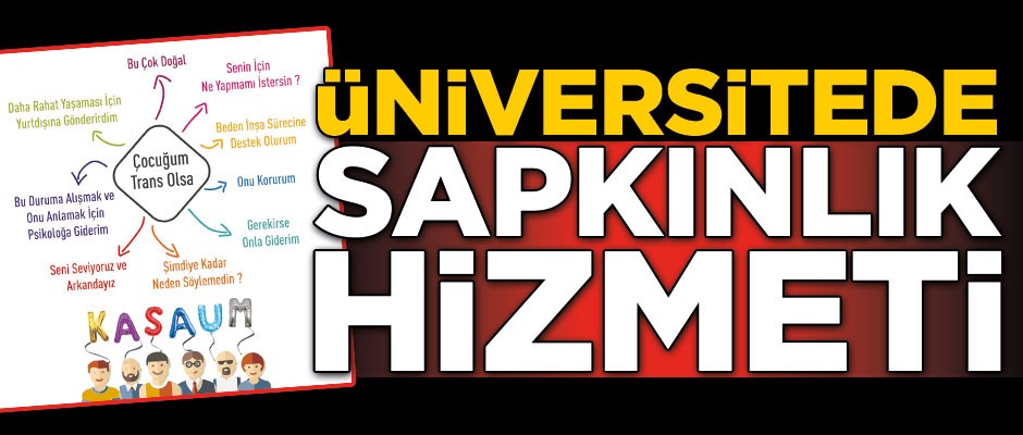 Üniversitede sapkınlık hizmeti!