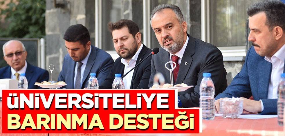 Üniversiteliye barınma desteği