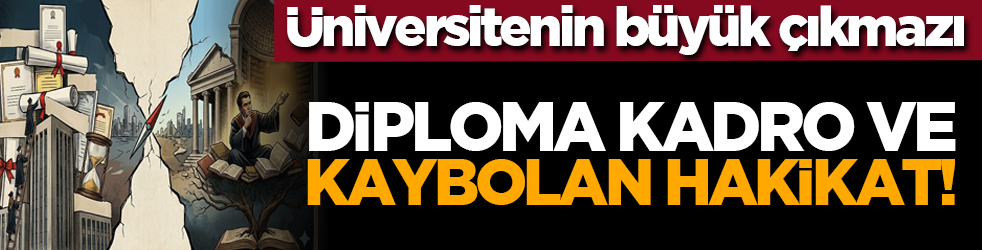 Üniversitenin büyük çıkmazı: Diploma, kadro ve kaybolan hakikat!