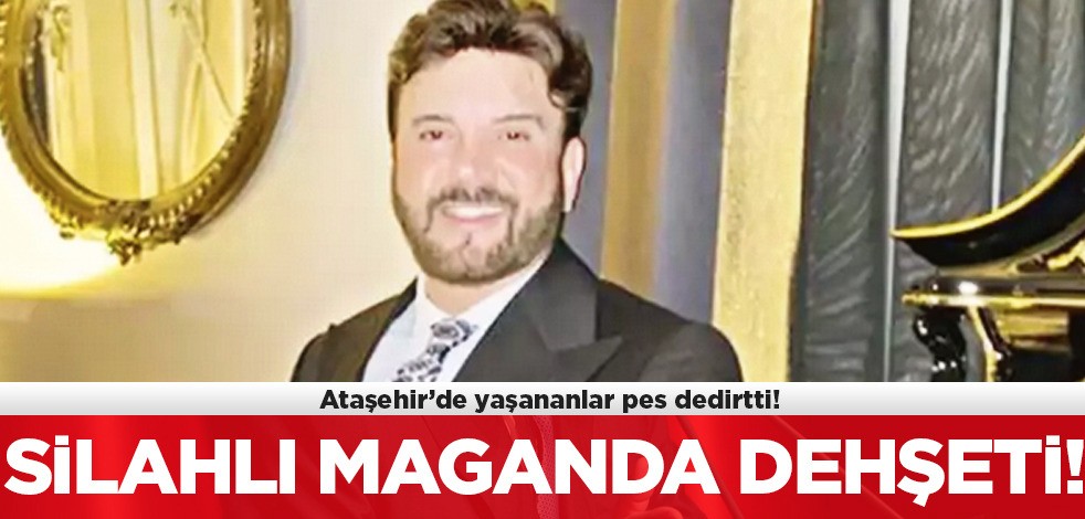 Ünlü iş insanı sağa sola ateş eden kişiyi uyardı! Bitiş hüsran: Silahlı maganda dehşeti, skandal olay!