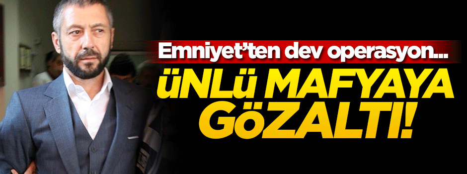 Sedat Şahin gözaltına alındı! Evden cephanelik çıktı
