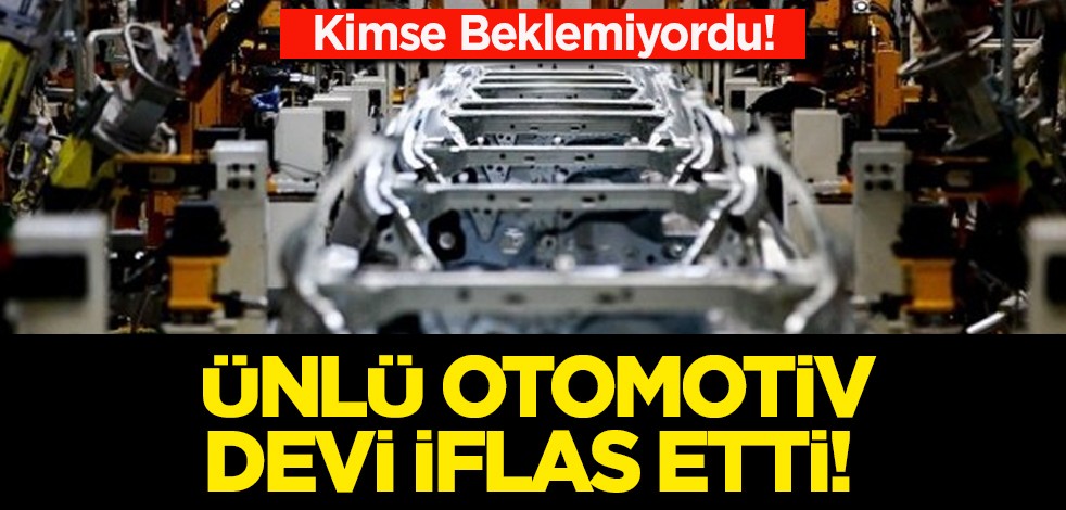 Ünlü otomotiv markası iflas etti! ABD'li araç üreticisi satışa çıkarıldı... Binlerce kişi maalesef işsiz kalacak