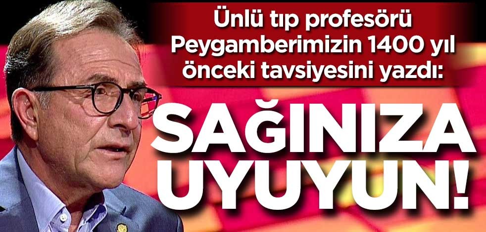 Ünlü tıp profesörü Peygamberimizin 1400 yıl önceki tavsiyesini yazdı: Sağ yanınıza uyuyun!
