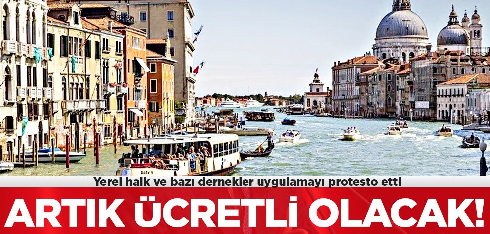 Ünlü turistik kent için tarihi adım... Venedik'te girişler artık ücretli, 5 euro... Adalet talebi, tartışması başladı