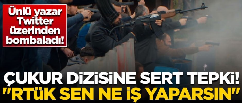 Ünlü yazar Yusuf Kaplan'dan RTÜK'e 'Çukur' tepkisi! "RTÜK sen ne işe yararsın?"