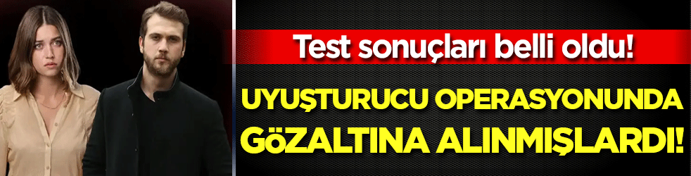 Ünlülere yönelik uyuşturucu operasyonu: Afra Saraçoğlu ve Aras Bulut İynemli’nin test sonuçları belli oldu!
