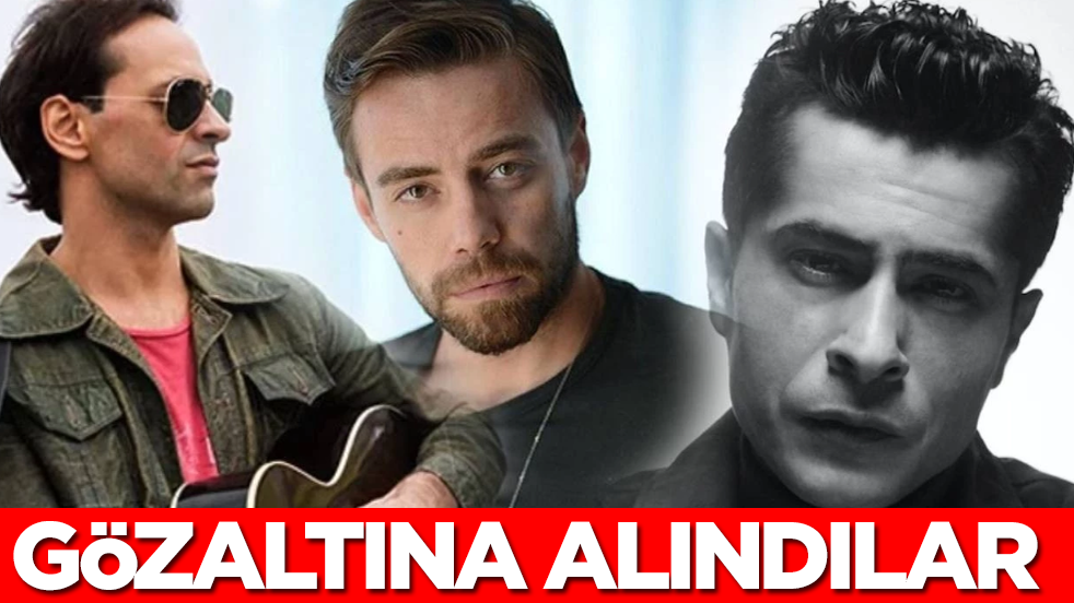 Ünlülere yönelik uyuşturucu operasyonu! Murat Dalkılıç, İsmail Hacıoğlu ve Kaan Tangöze gözaltına alındı