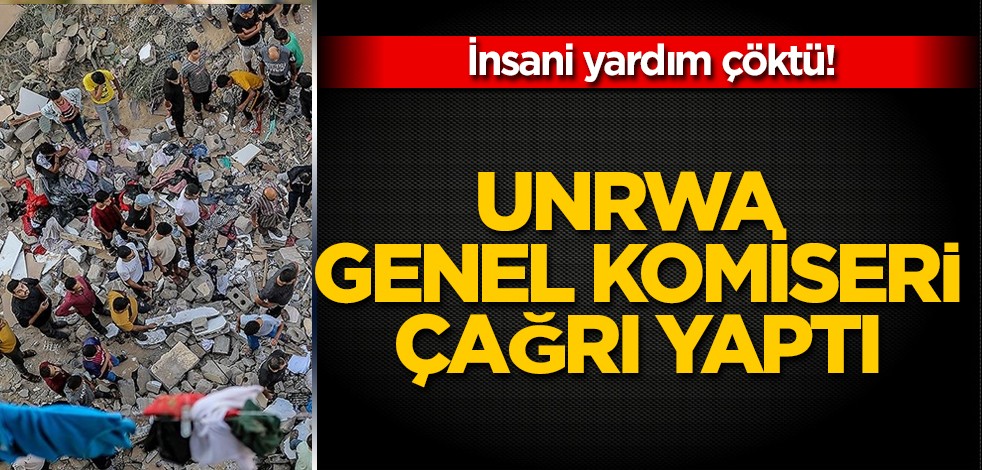 UNRWA Genel Komiseri çağrı yaptı! Lazzarini, İsviçre'nin fon kesintisi, ortaklarımızın şüphesi üzücü! İnsani yardım çöktü