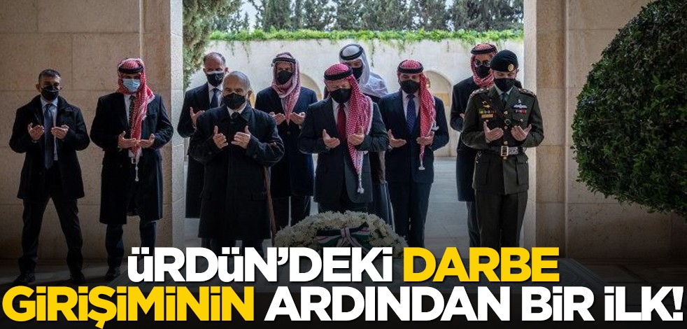 Ürdün'deki darbe girişiminin ardından bir ilk!