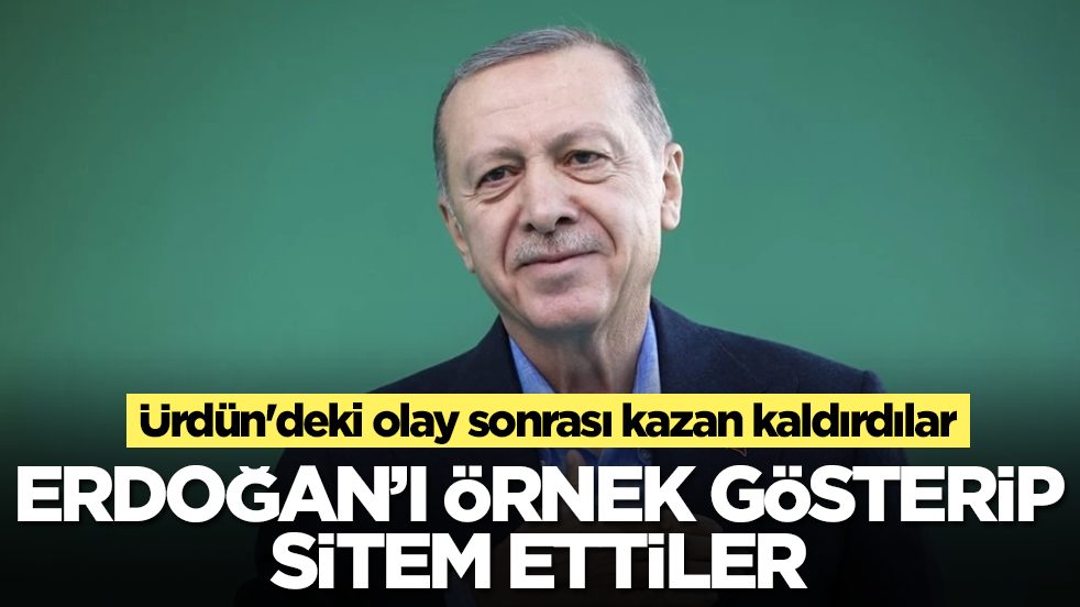 Ürdün'deki olay sonrası kazan kaldırdılar: Erdoğan'ı örnek gösterip sitem ettiler