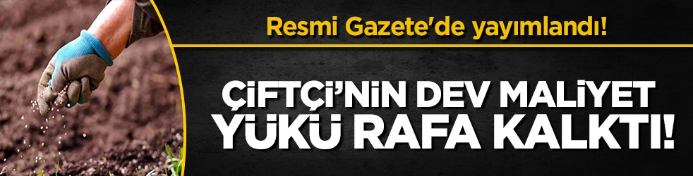 Üre ithalatında gümrük vergileri sıfırlandı