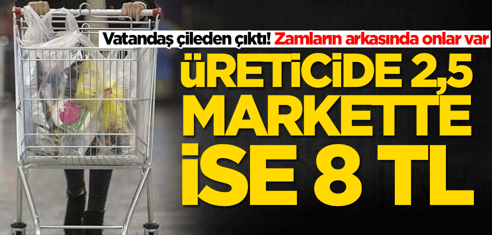 Üreticide 2,5 TL markette 8 TL! Sütteki zammın arkasından onlar çıktı
