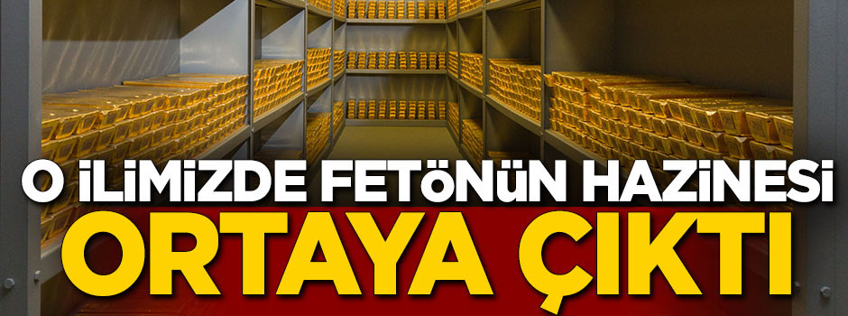 Üretilen 5 külçe altından birini FETÖ almış