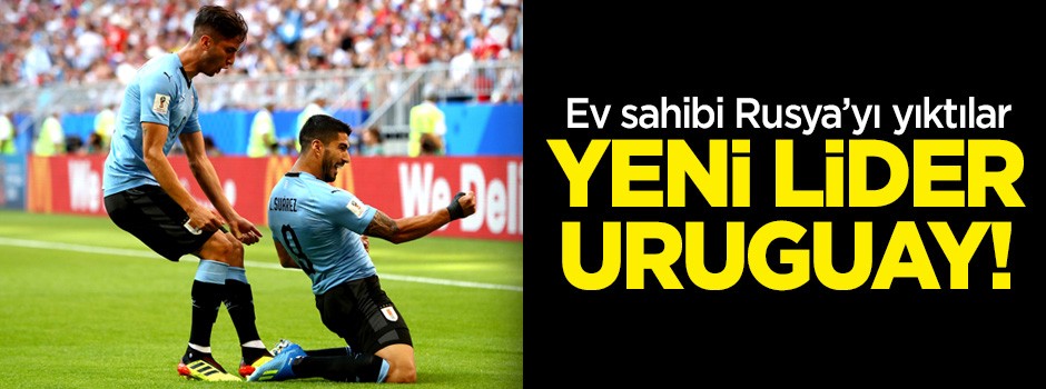 Uruguay ev sahibi Rusya'yı yıktı!