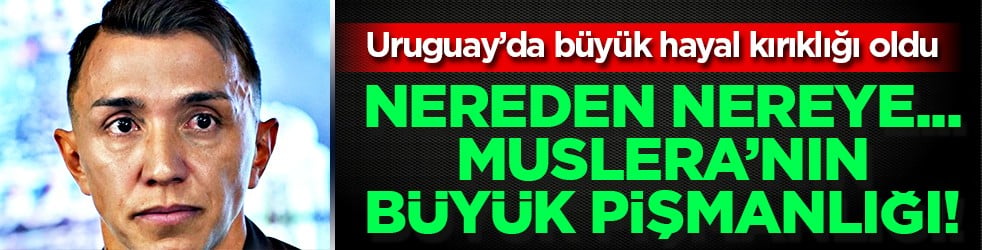 Uruguaylıların heveslerini kursaklarında bıraktı: Muslera'dan Dünya Kupası özeleştirisi: 'Acı çektim'