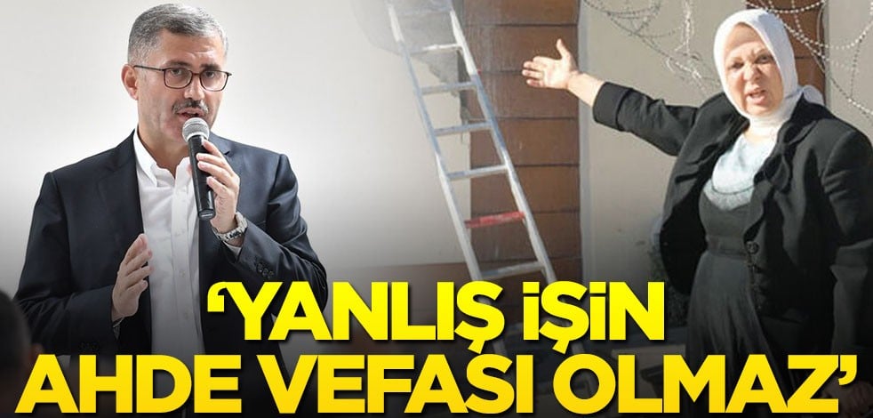 Üsküdar Belediye Başkanı Hilmi Türkmen'den 'Unakıtan' açıklaması: Yanlış iş yapmanın ahde vefası olmaz