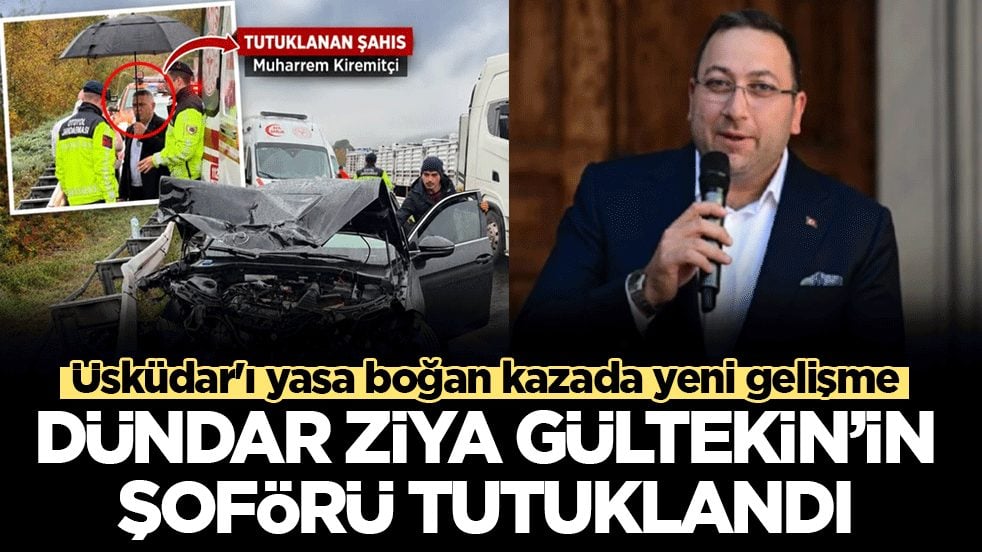 Üsküdar'ı yasa boğan kazada yeni gelişme: Merhum Gültekin’in makam şoförü Muharrem Kiremitçi tutuklandı